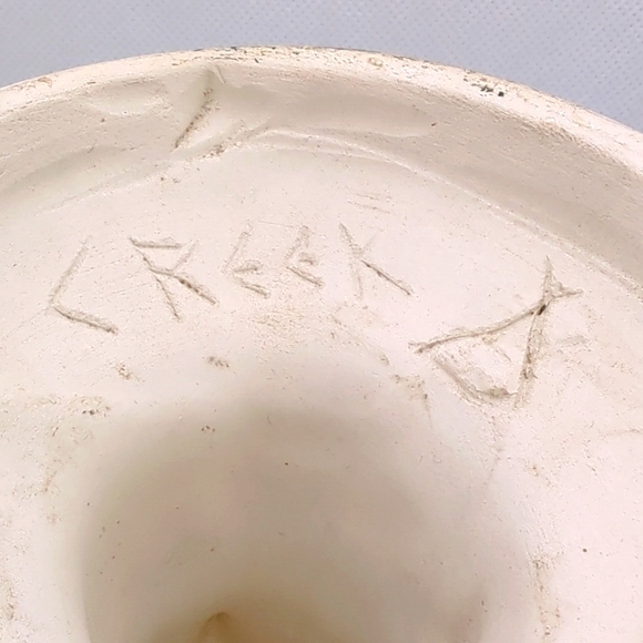 Creek Pottery - Native American Totem Pole Candle Stand - Picture 9 of 10